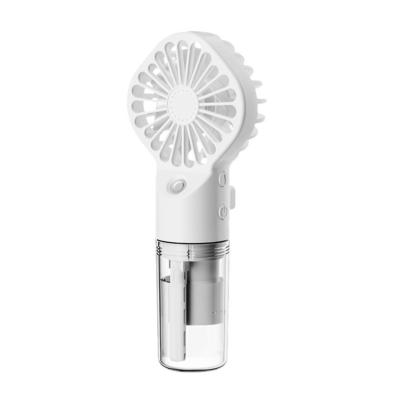 Strong Power Spray Humidification Small Fan Humidification Usb Charging Portable Fan Icy and Refreshing Fan Water Supplement